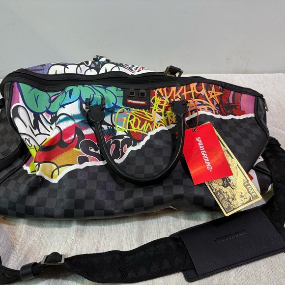 Sprayground Multicolor Graffiti Men's Bag - Picture 13 of 13